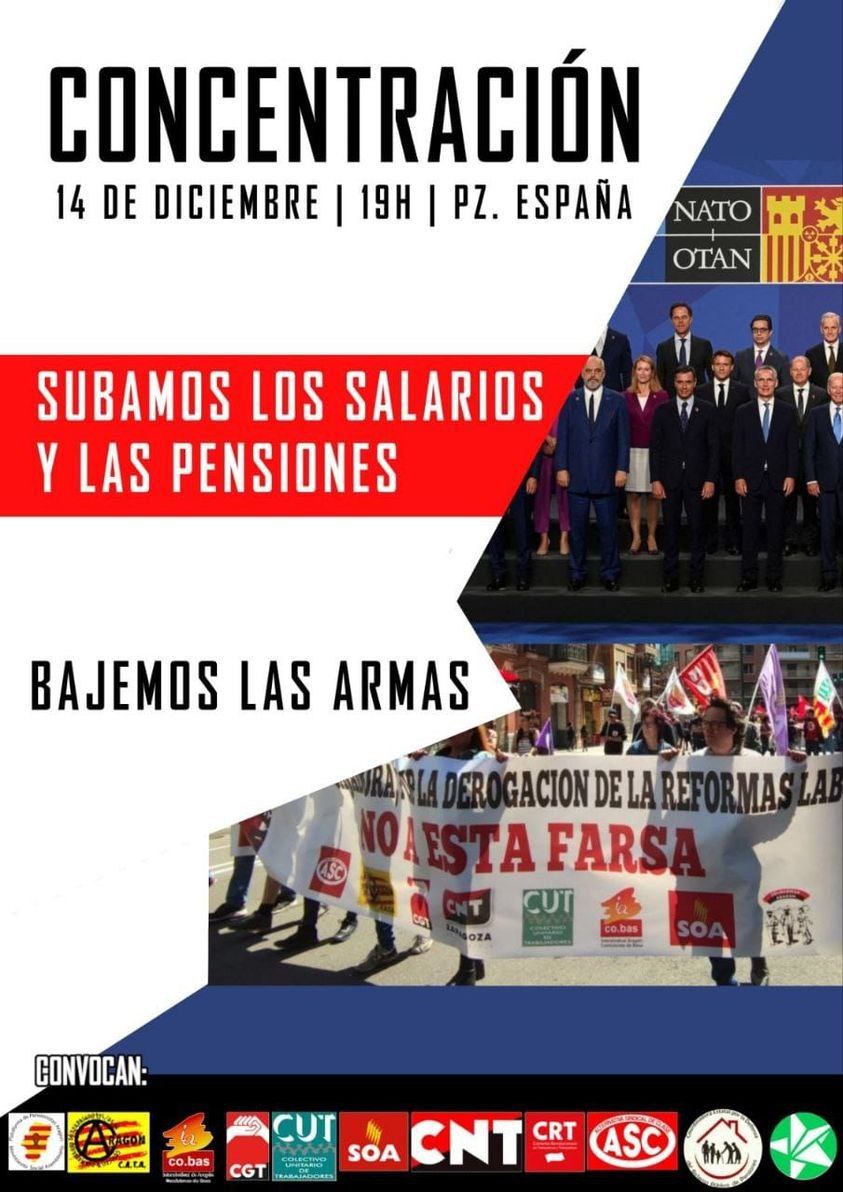 Concentración: Subamos los salarios y las pensiones