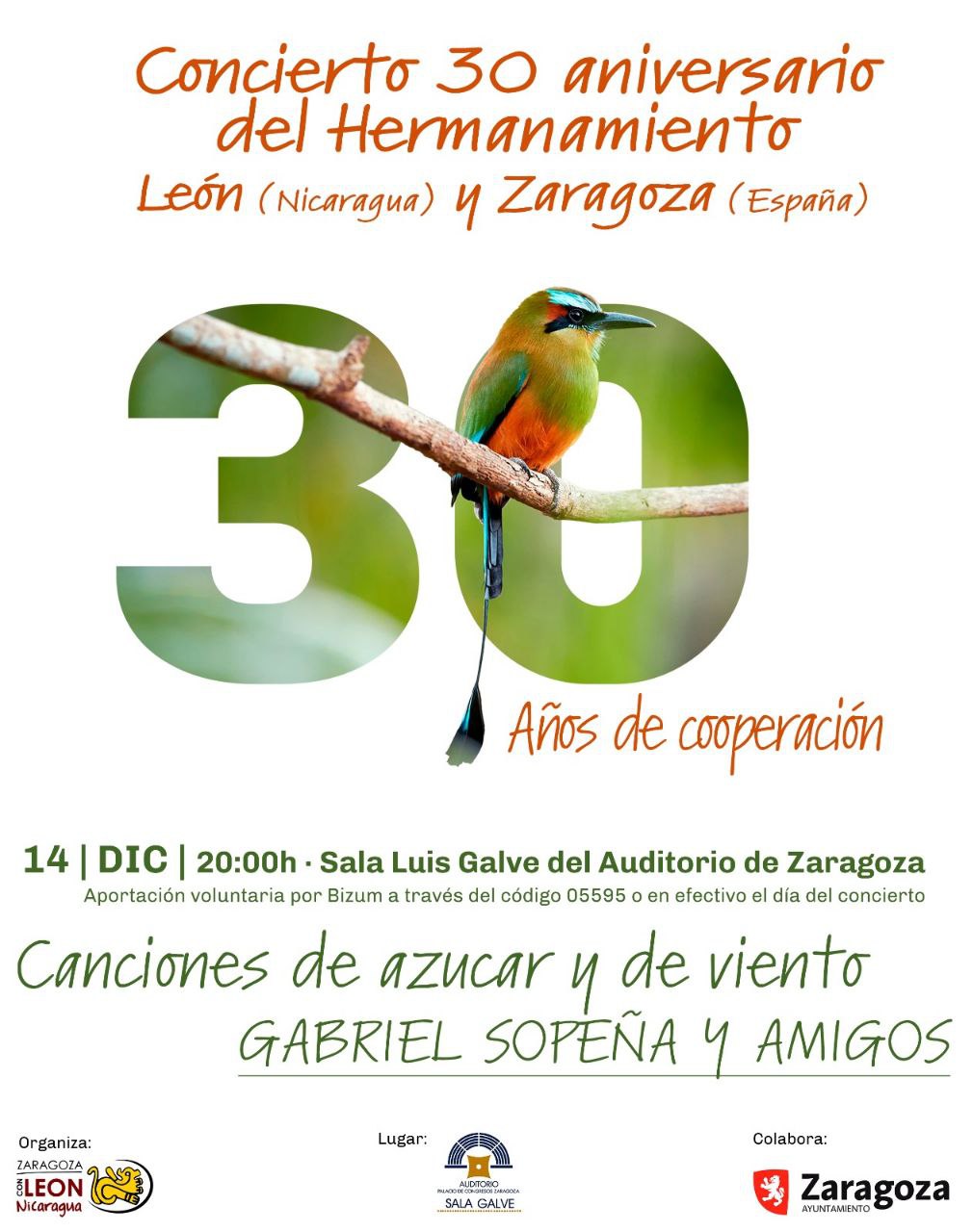 Concierto 30º aniversario del Hermanamiento León-Zaragoza