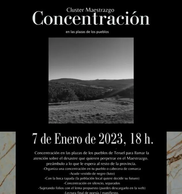 Ganar Teruel-IU critica el modelo de renovables defendido por la DGA y apoya las movilizaciones