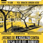 Concentración en defensa del CSC Luis Buñuel