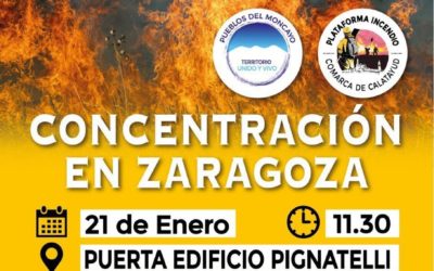 Exigimos al Gobierno de Aragón que atienda las demandas de los pueblos afectados por los incendios