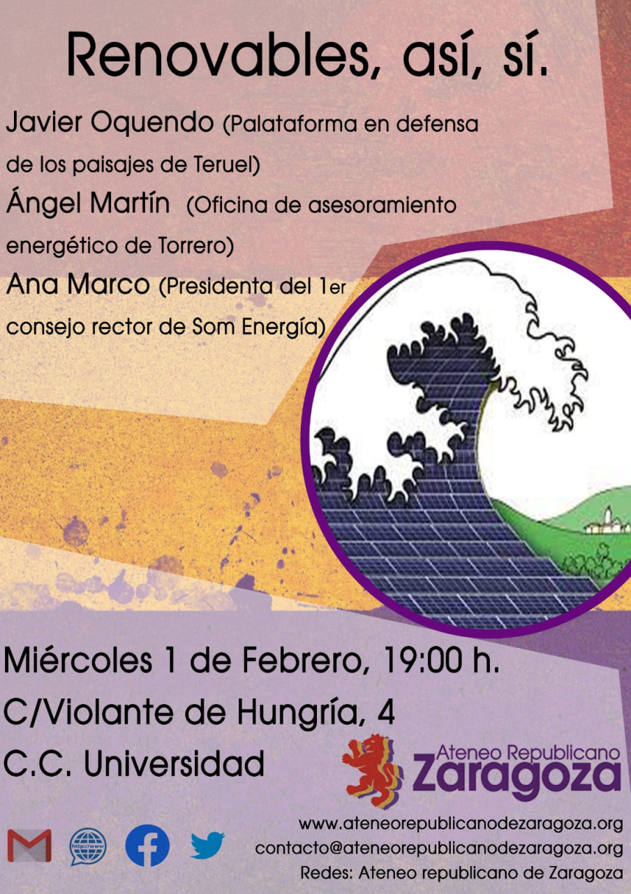 Renovables, así, sí