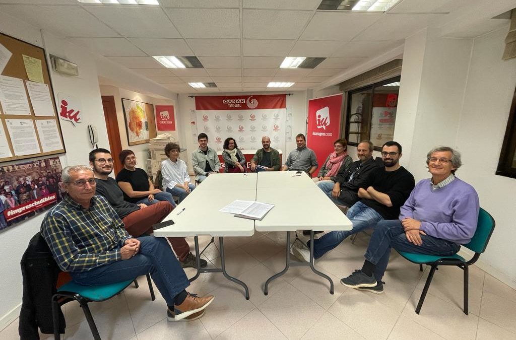 Ganar-IU Teruel organiza una jornada programática abierta a las asociaciones y la ciudadanía este sábado