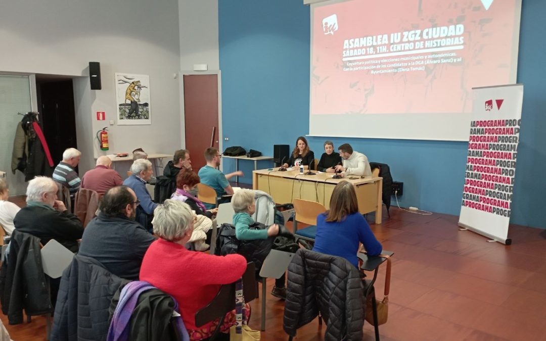 Preparamos la campaña electoral con el objetivo de recuperar el Ayuntamiento de Zaragoza y forzar un giro a la izquierda en el Gobierno de Aragón