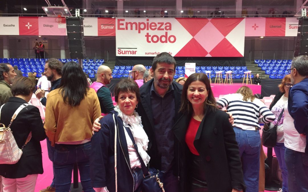 Celebramos el anuncio de Yolanda Díaz en el acto de Sumar y mostramos nuestro apoyo a la candidata