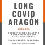 Concentración de apoyo a las personas afectadas por Covid persistente