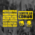 ACTO CENTRAL IU ARAGON / CAMBIARES en HUESCA