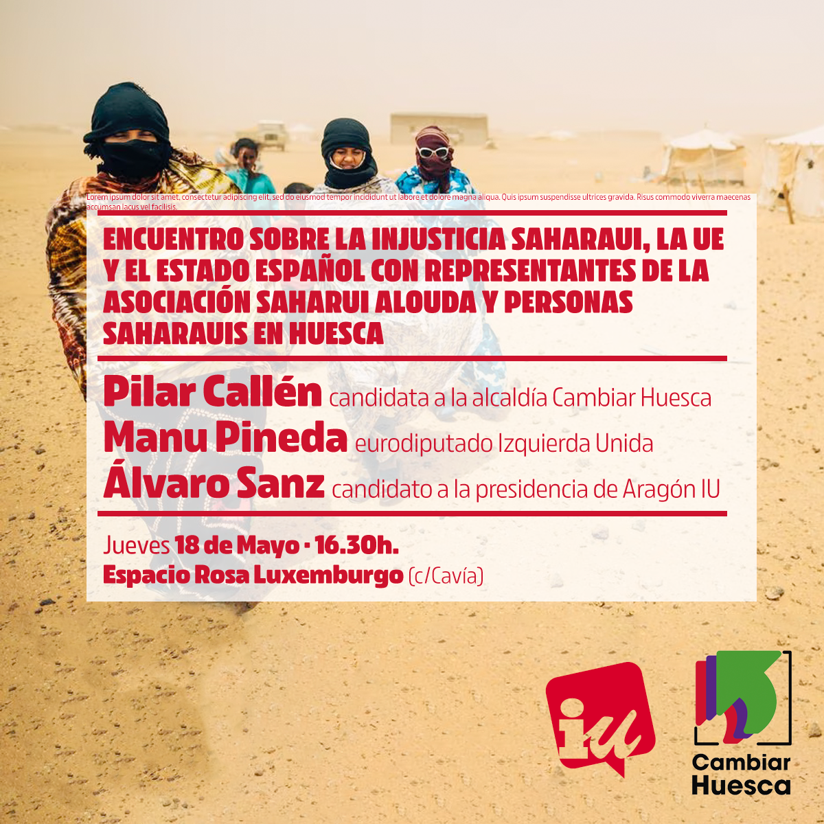 Encuentro Injusticia Saharaui