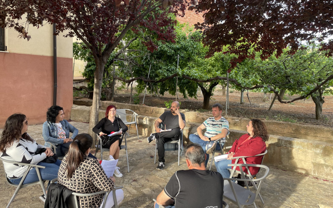 Ganar Teruel organiza en Villaspesa una jornada de trabajo y convivencia con vecinos 