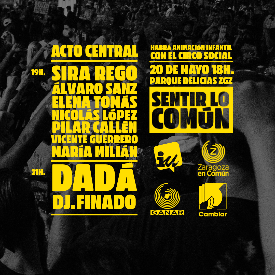 ACTO CENTRAL IU ARAGÓN/ZeC en Zaragoza