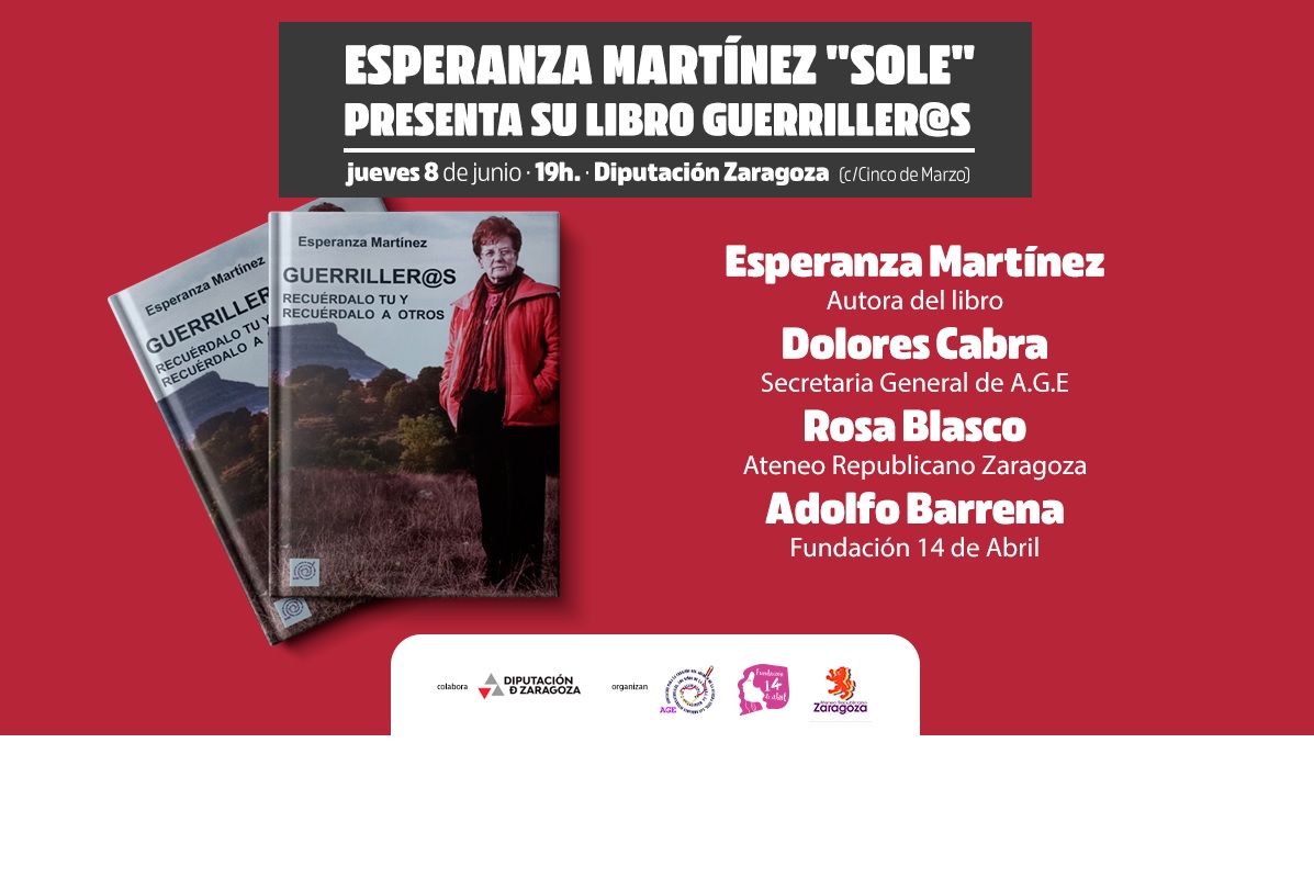 Esperanza Martínez "Sole" presenta su libro 'Guerriller@s'