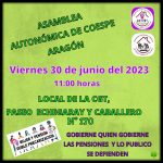 Asamblea autonómica de COESPE Aragón