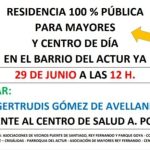 Concentración por una residencia 100% pública
