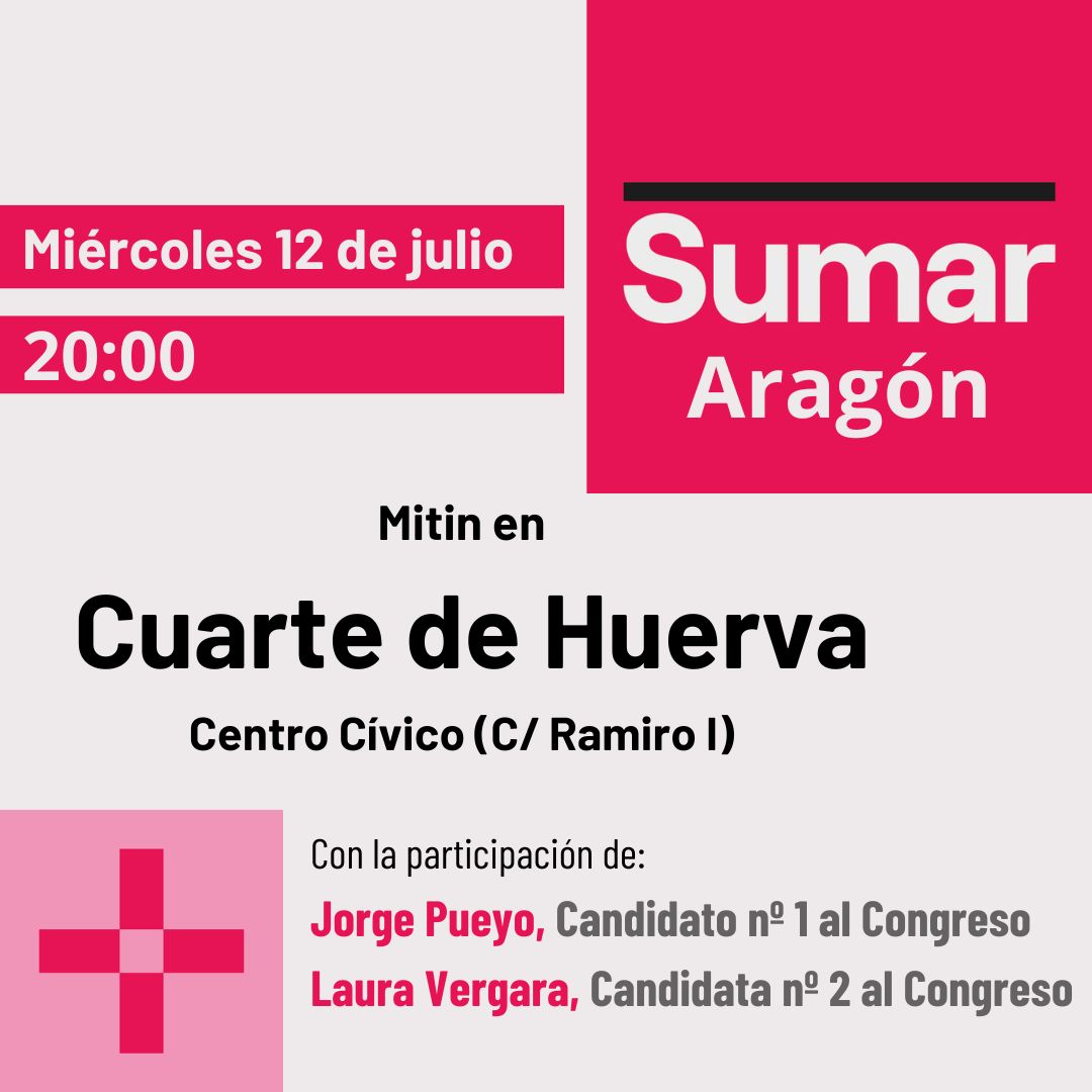 Acto público SUMAR en Cuarte de Huerva