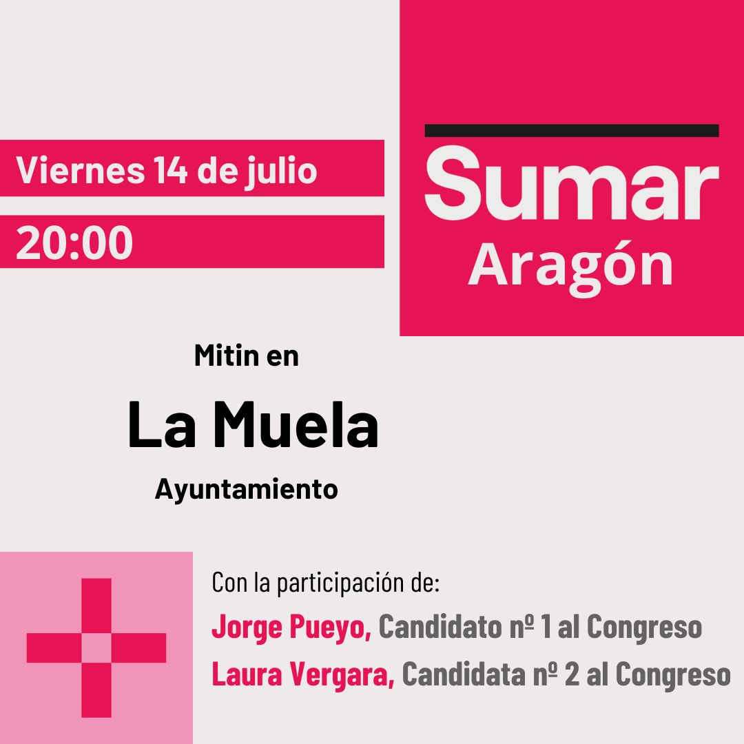 Acto público SUMAR en La Muela