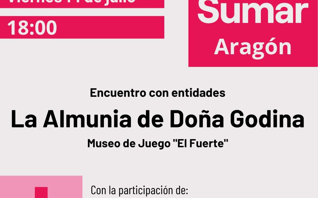 Acto público SUMAR: Almunia de Doña Godina