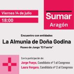 Acto público SUMAR: Almunia de Doña Godina