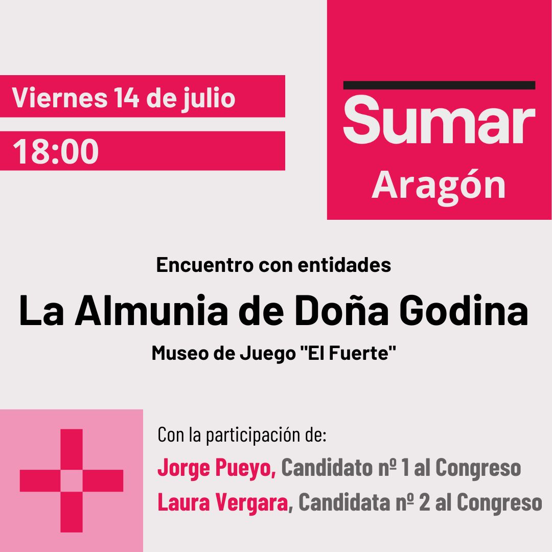 Acto público SUMAR: Almunia de Doña Godina