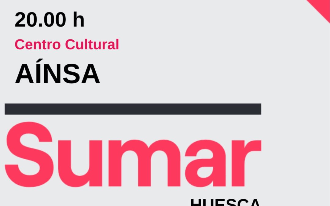 Acto público SUMAR en Aínsa