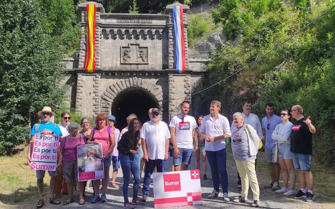 ELECCIONES 23-J / SUMAR Aragón pide la reapertura de la línea internacional del Canfranc