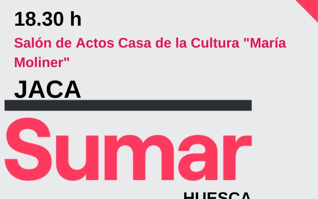 Acto público Jaca