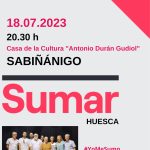 Acto público SUMAR: Sabiñánigo