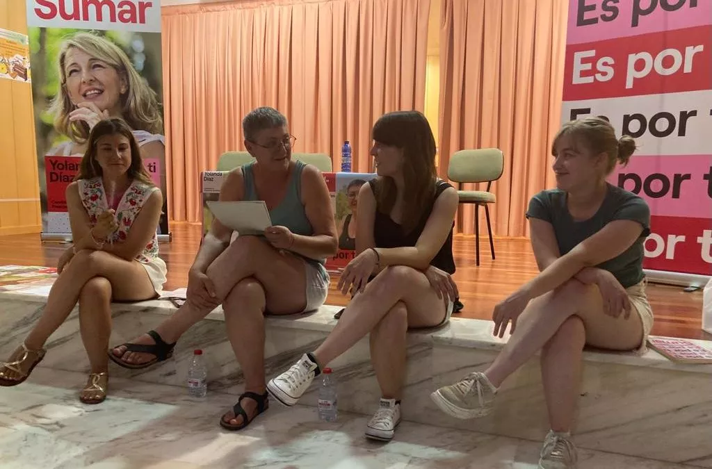 ELECCIONES 23-J / Sumar Aragón considera fundamental potenciar el modelo de país que defiende Yolanda Díaz