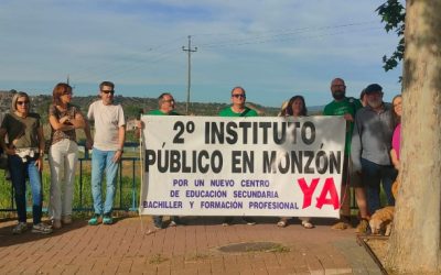 Cambiar Monzón propone una reunión entre los grupos municipales y la consejera de Educación para la construcción del 2º instituto público