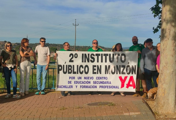 Cambiar Monzón propone una reunión entre los grupos municipales y la consejera de Educación para la construcción del 2º instituto público