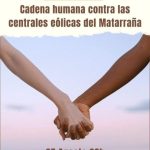 Cadena humana contra las centrales eólicas del Matarraña