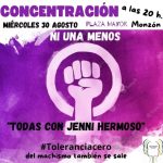 Concentración por la dimisión de Rubiales #SeAcabó: Monzón