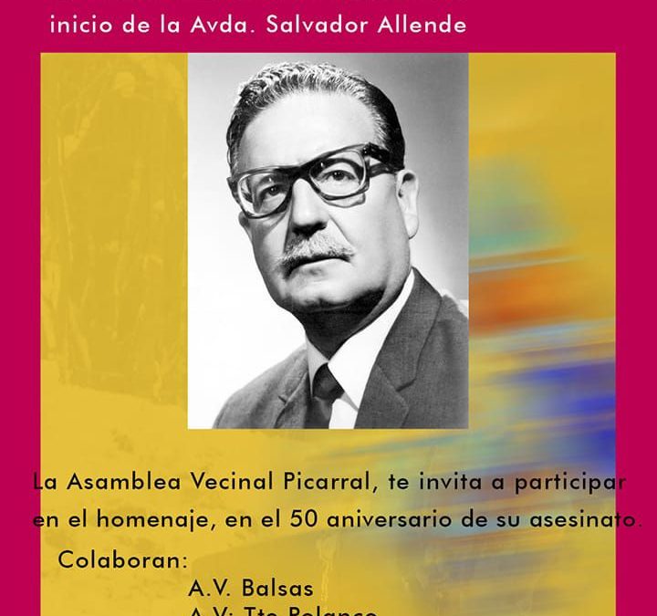 Homenaje a Salvador Allende