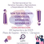 Día Internacional por los Derechos Sexuales y Reproductivos y Despenalización del Aborto