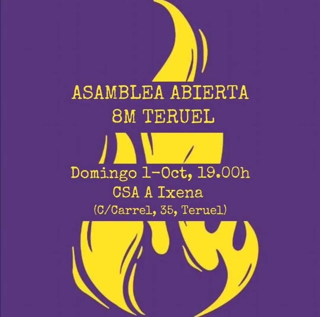 Asamblea 8M Teruel