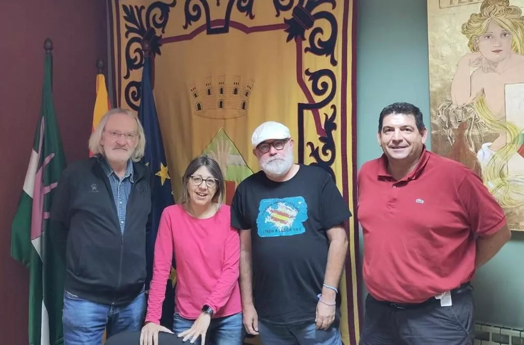 La Plataforma Monzón no pierdas tu tren impulsará junto al Ayuntamiento de Almacelles la movilidad ferroviaria entre Aragón y Catalunya