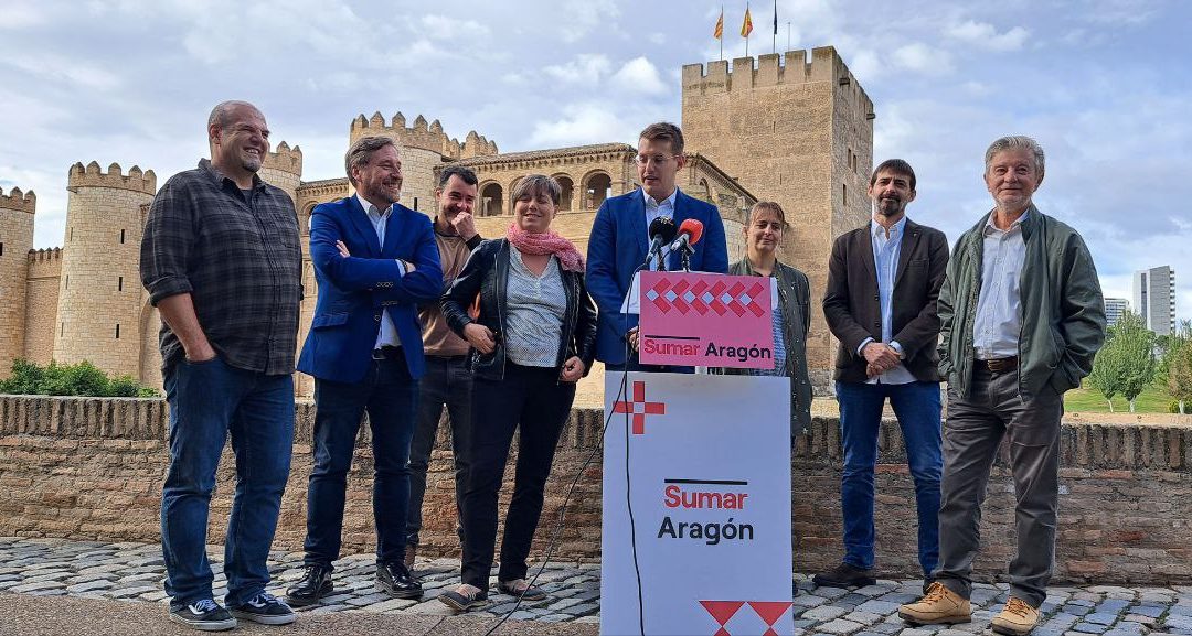 Sumar Aragón manifiesta su satisfacción con el acuerdo de Gobierno firmado con el PSOE