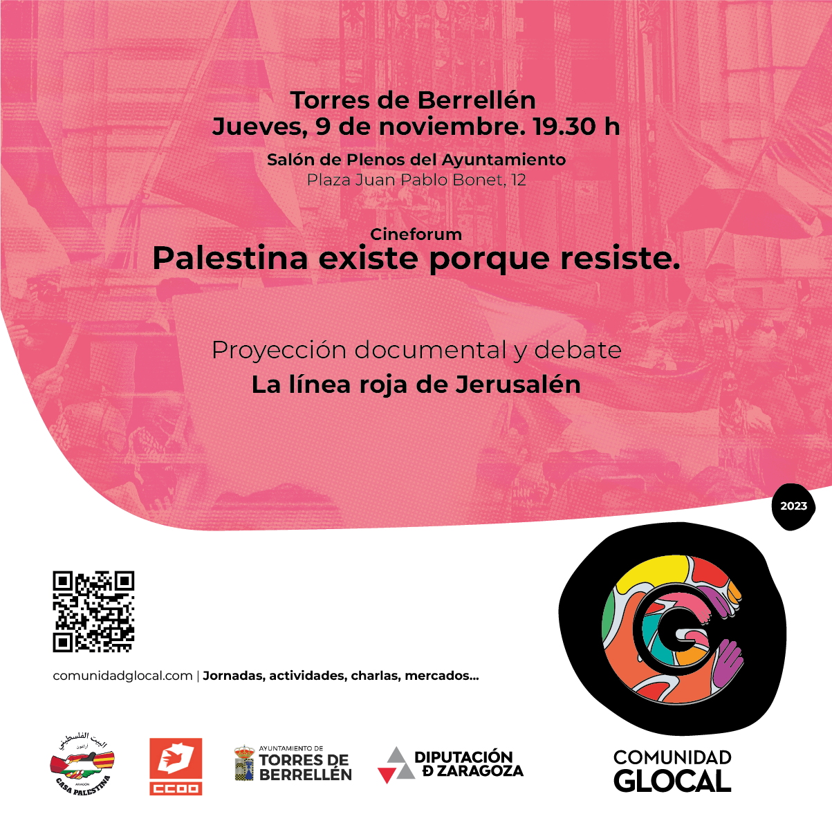 Cineforum: Palestina existe porque resiste