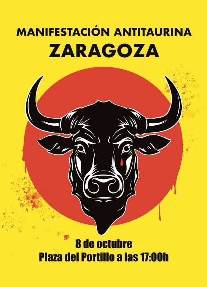 Manifestación antitaurina