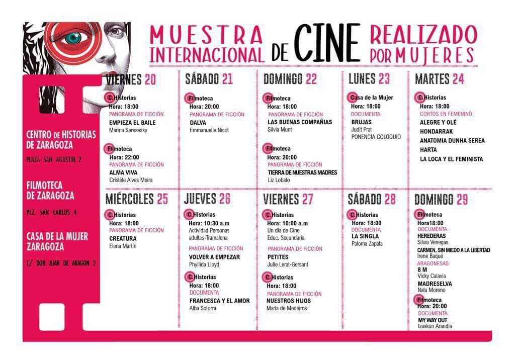 Muestra de Cine Internacional realizado por mujeres
