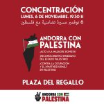 Concentración: Andorra con Palestina