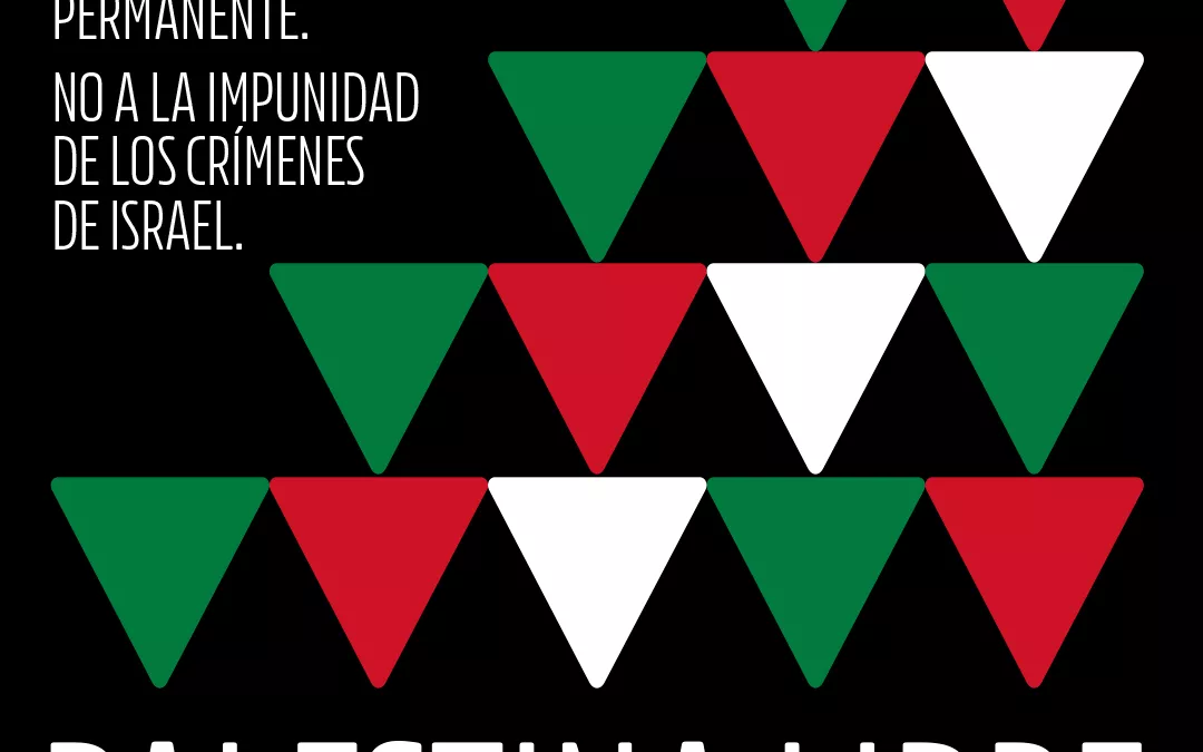 Álvaro Sanz (IU Aragón): “No asistamos pasivamente al genocidio del pueblo palestino, ¡movilicémonos!”