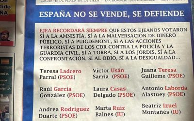 IU y PSOE denunciarán al PP de Ejea por difamación, señalamiento, incitación al odio y por las falsedades vertidas sobre cargos públicos de sus grupos municipales