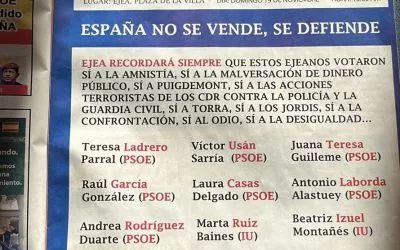 IU y PSOE denunciarán al PP de Ejea por difamación, señalamiento, incitación al odio y por las falsedades vertidas sobre cargos públicos de sus grupos municipales