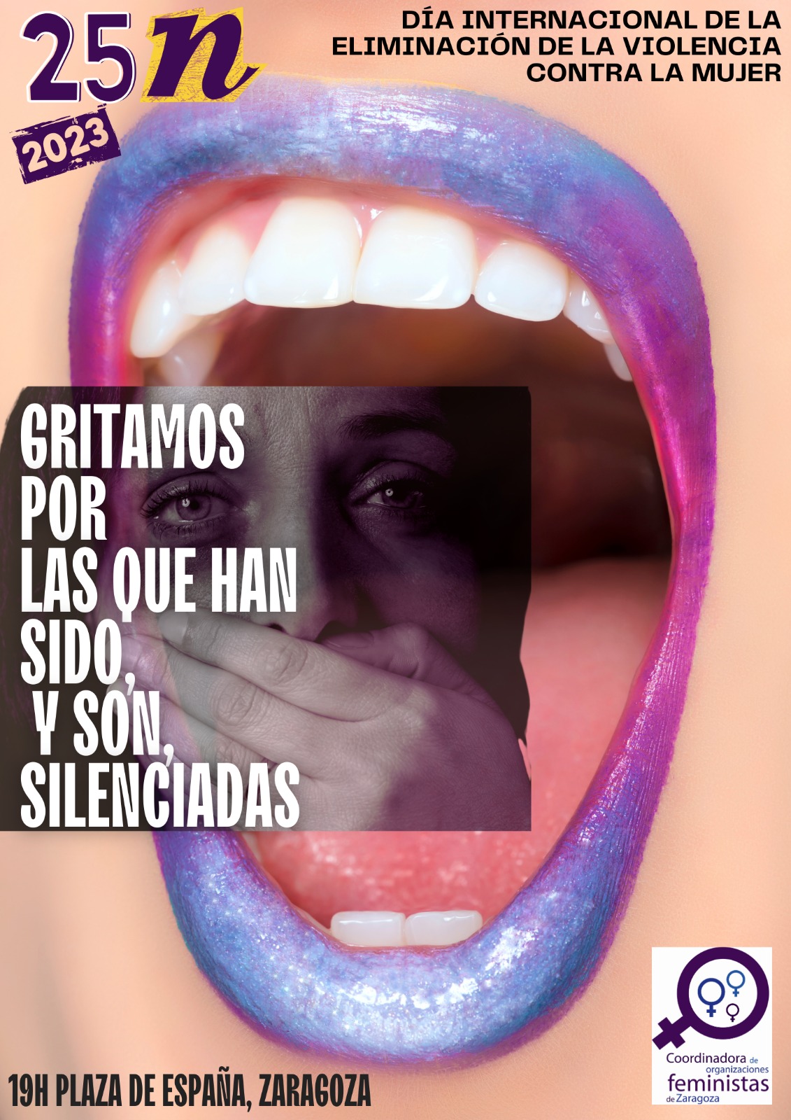 Concentración 25N, Zaragoza