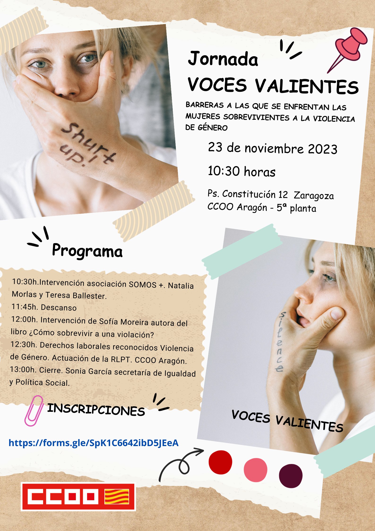 Jornada: "Voces valientes"