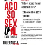 Jornada "Ante el acoso sexual en el trabajo, tolerancia cero"