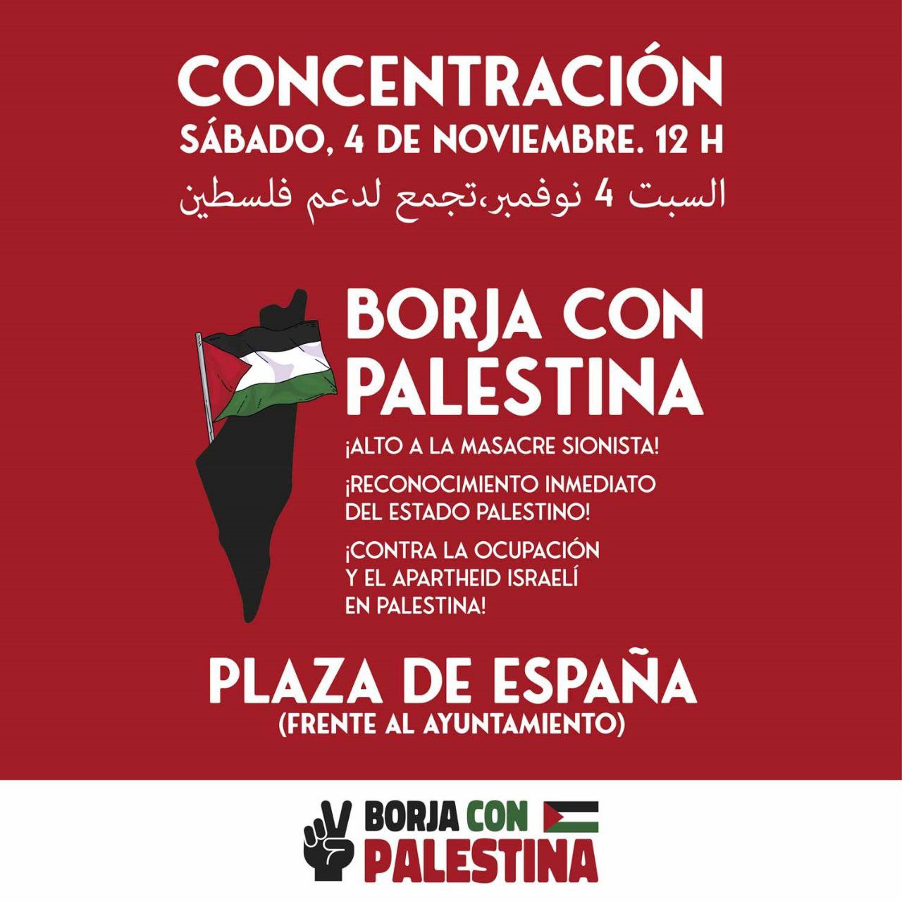 Concentración por Palestina