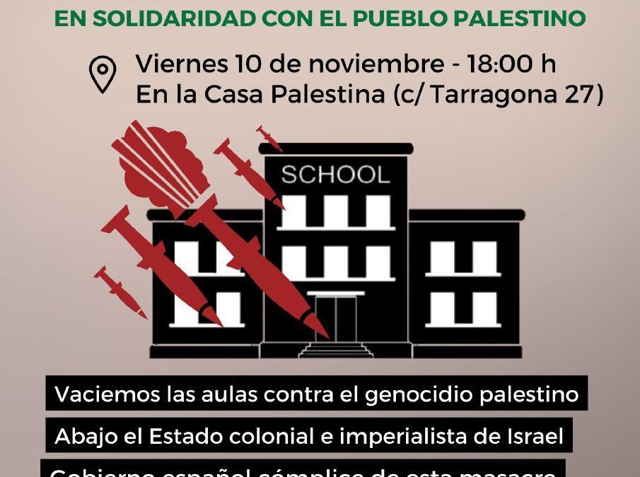 Asamblea abierta: huelga estudiantil por Palestina