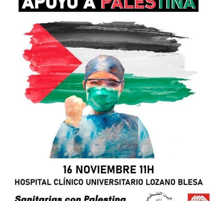 Concentración de santiari@s en apoyo a Palestina