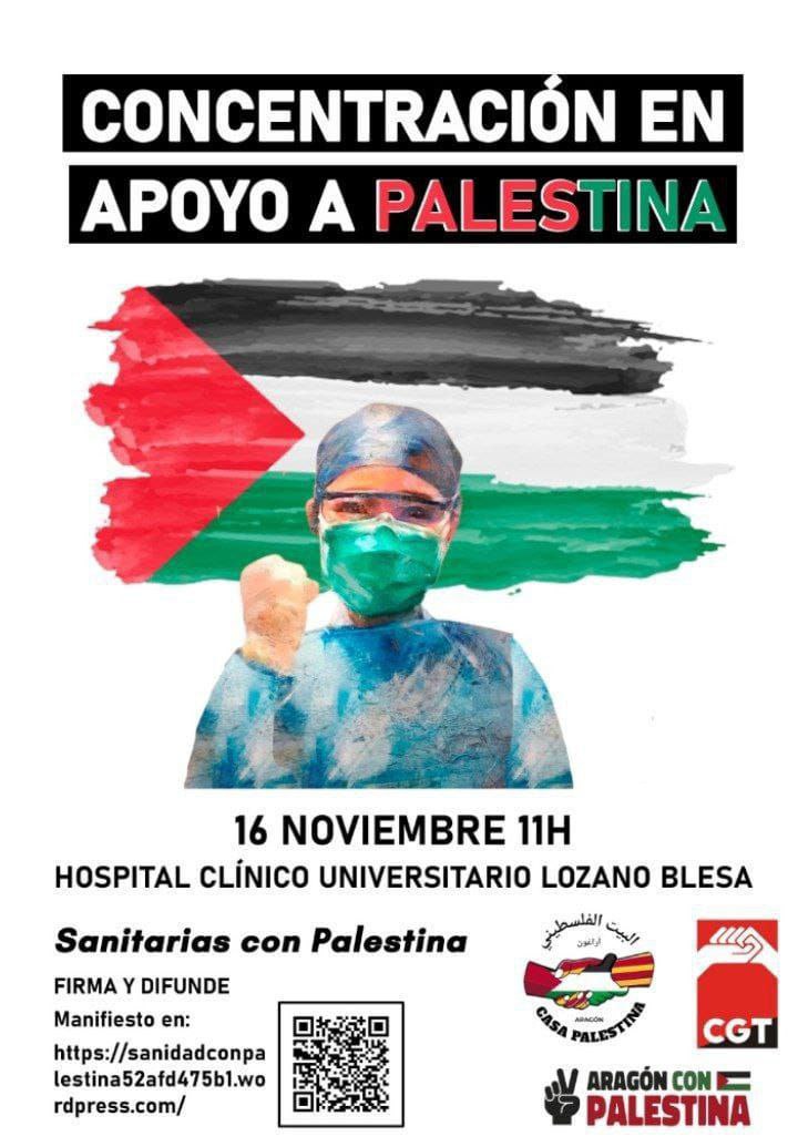 Concentración de santiari@s en apoyo a Palestina